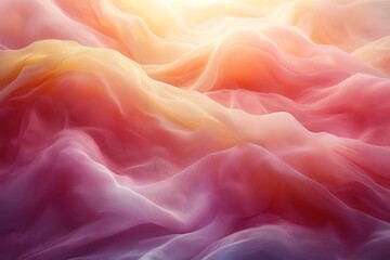 Obraz premium Abstract Draped Fabric in Warm Hues