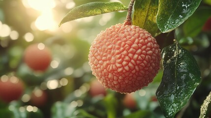 Obraz premium a close up of a lychee photo isolated on a white background lychee