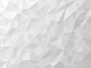 Obraz premium Abstract geometric background with interconnected white triangles, modern design.