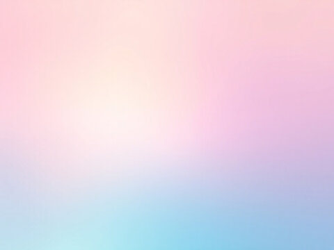Pastel gradient background with soft pink, blue, and green hues