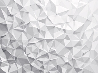Abstract geometric background with interconnected white triangles, modern design.
