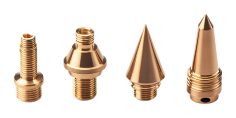 Piping Nozzle Set for Perfect Decorating - Isolated on White Background