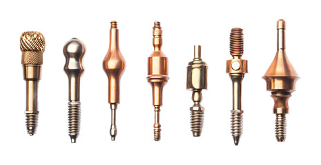 Piping Nozzle Set for Perfect Decorating - Isolated on White Background