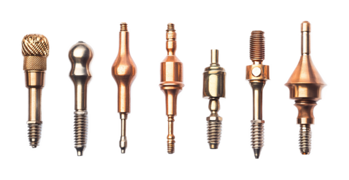 Piping Nozzle Set for Perfect Decorating - Isolated on White Background