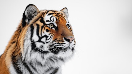 Fototapeta premium photo of a tiger isolated on a white background tiger
