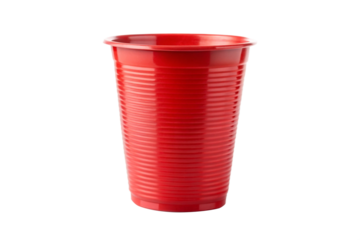 Red Plastic Disposable Party Cup Beverage Container Drinking