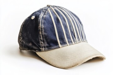 Fototapeta premium Baseball cap on a blank white background