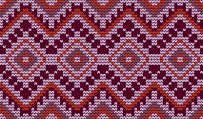 Geometric ethnic oriental seamless pattern traditional Design for background,carpet,wallpaper.clothing,wrapping,Batik fabric,Vector illustration.embroidery style - Sadu, sadou, sadow or sado