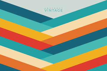 Abstract pattern background, seamless pattern background with retro colors