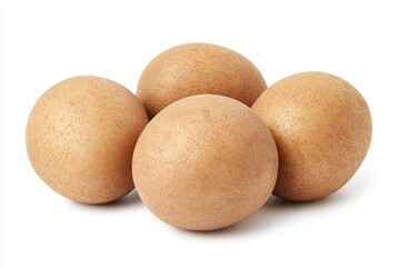 Fototapeta premium Delicious natural sapodilla on a white background