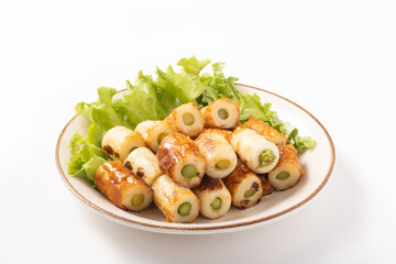 アスパラちくわ炒め