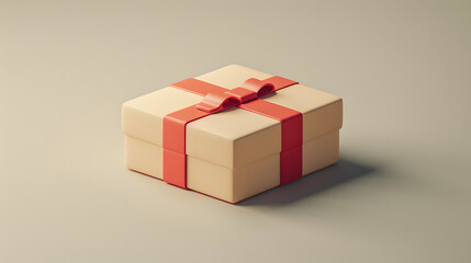 Obraz premium Recipient Package Isometric 3D