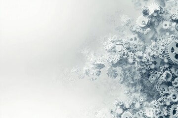 Close-up of intricate metal gears in precise engineering.