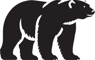Silhouette of a bear