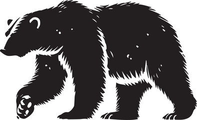 Silhouette of a bear