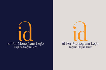 id for Monogram, Elegant, Fashion related Logo vector file