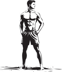 person with athletic body