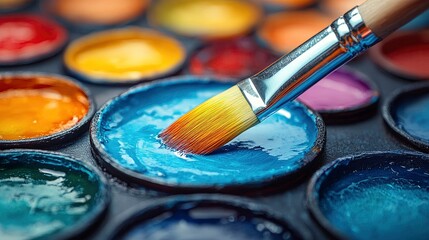 The art of painting brings joy to one's mood