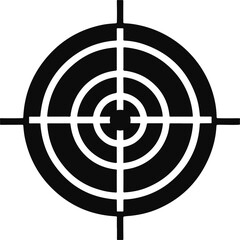 isolated target icon, target symbol  , target Vector,target Silhouette,target icon set, for logo target illustration, Vector Graphic, EPS 10 , clip art work,