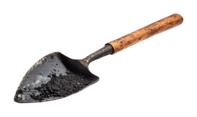 Handy Garden Spade Isolated on White Background