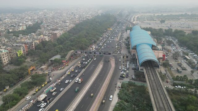 Akshardham Metro Station New Delhi