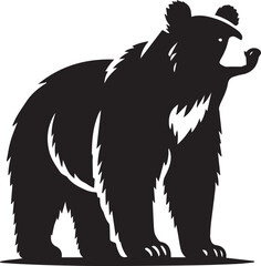 Silhouette of a bear