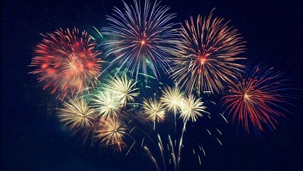 Fototapeta premium Fireworks at Night 