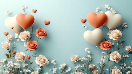 A romantic Valentine's Day card