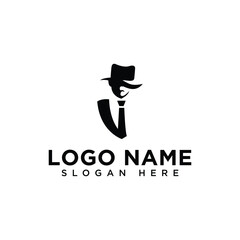Simple logo design man for business 