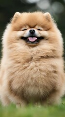 Obraz premium pomeranian dog portrait