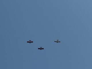 airplane in the sky