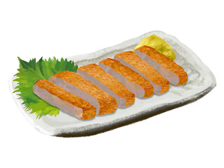 じゃこ天（皿付き）