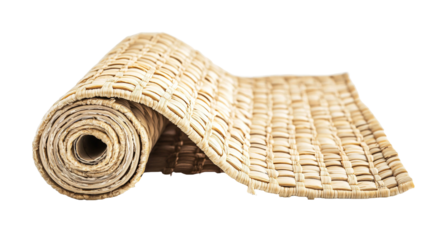 Sushi Mat Roll for Perfect Sushi - Isolated on White Background