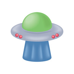 space ufo cartoon