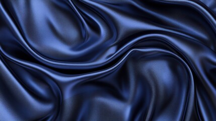 Fototapeta premium Elegant Blue Fabric with Soft Lighting Effects