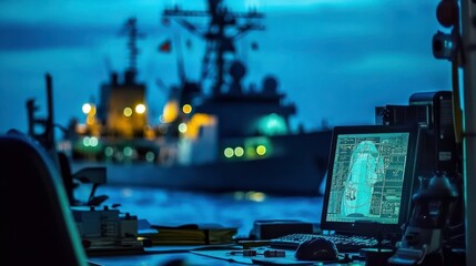 High-Contrast Engineering Design in Bright Office Setup