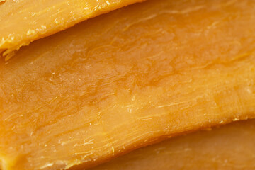 干し芋のクローズアップ