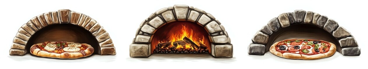 Stone Oven Pizza: Baking Delicious Pizzas in Traditional Wood-Fired Ovens with Delicious Toppings, A Culinary Journey