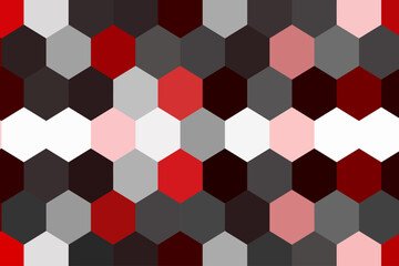 multi color background with hexagon pattern