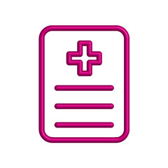 Fototapeta premium Medical Report icon template