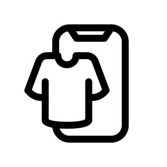 Online Fashion Shopping Icon