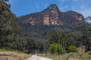 Rock escarpment near Glen Davis, NSW