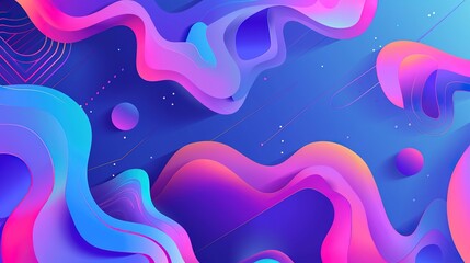 Adobe stock Gradient Colorful Abstract background