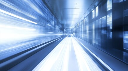 Fototapeta premium Futuristic abstract motion blur effect.
