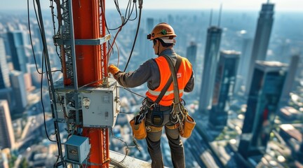 Above the Skyline: The High-Stakes Work of Network Technicians  .