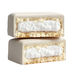 Biscuits crackers isolated on wight background
