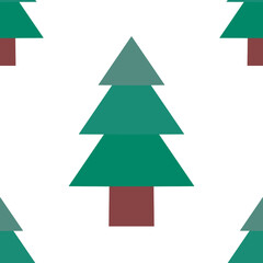 Tree Pattern and Gift, Used to Make Background, Cover, Wrap, Paper Pattern, Design, Abstract Pattern on Product Surface.