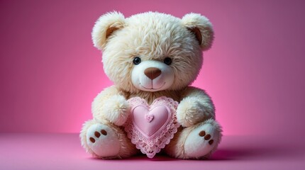 a cuddly teddy bear with soft fluffy fur