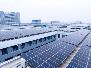 Solar farms on city rooftops