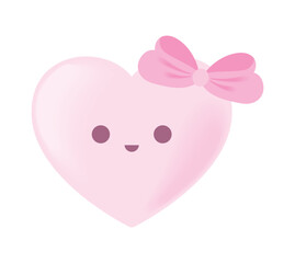 baby pink heart